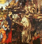 Filippino Lippi The Vision of St.Bernard Norge oil painting reproduction
